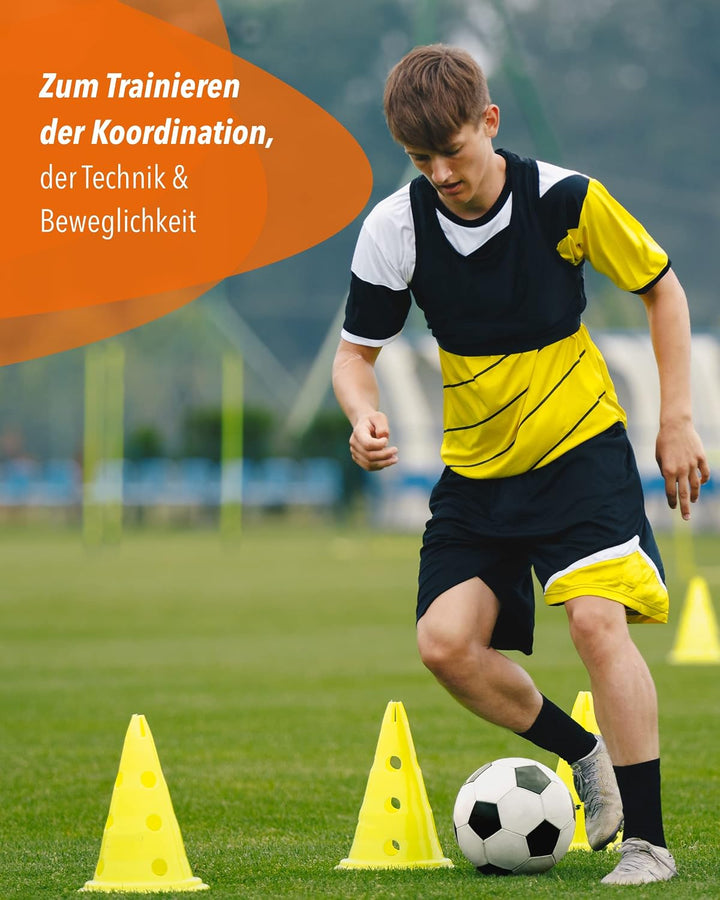 5 x Parcours-Hürde – Kegel-Hindernis für Agility Training – Steckhürden für Hund, Sport, Pferd &amp; Kin