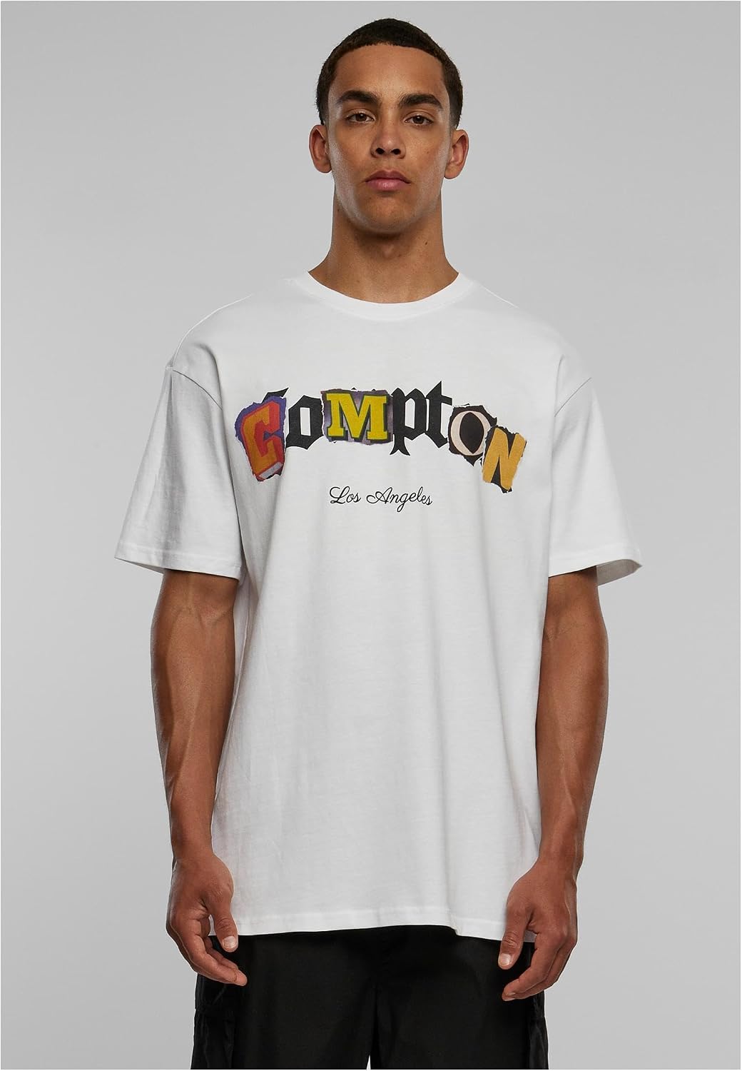 Mister Tee Unisex Compton L.A. Oversize Tee M Weiss, M Weiss
