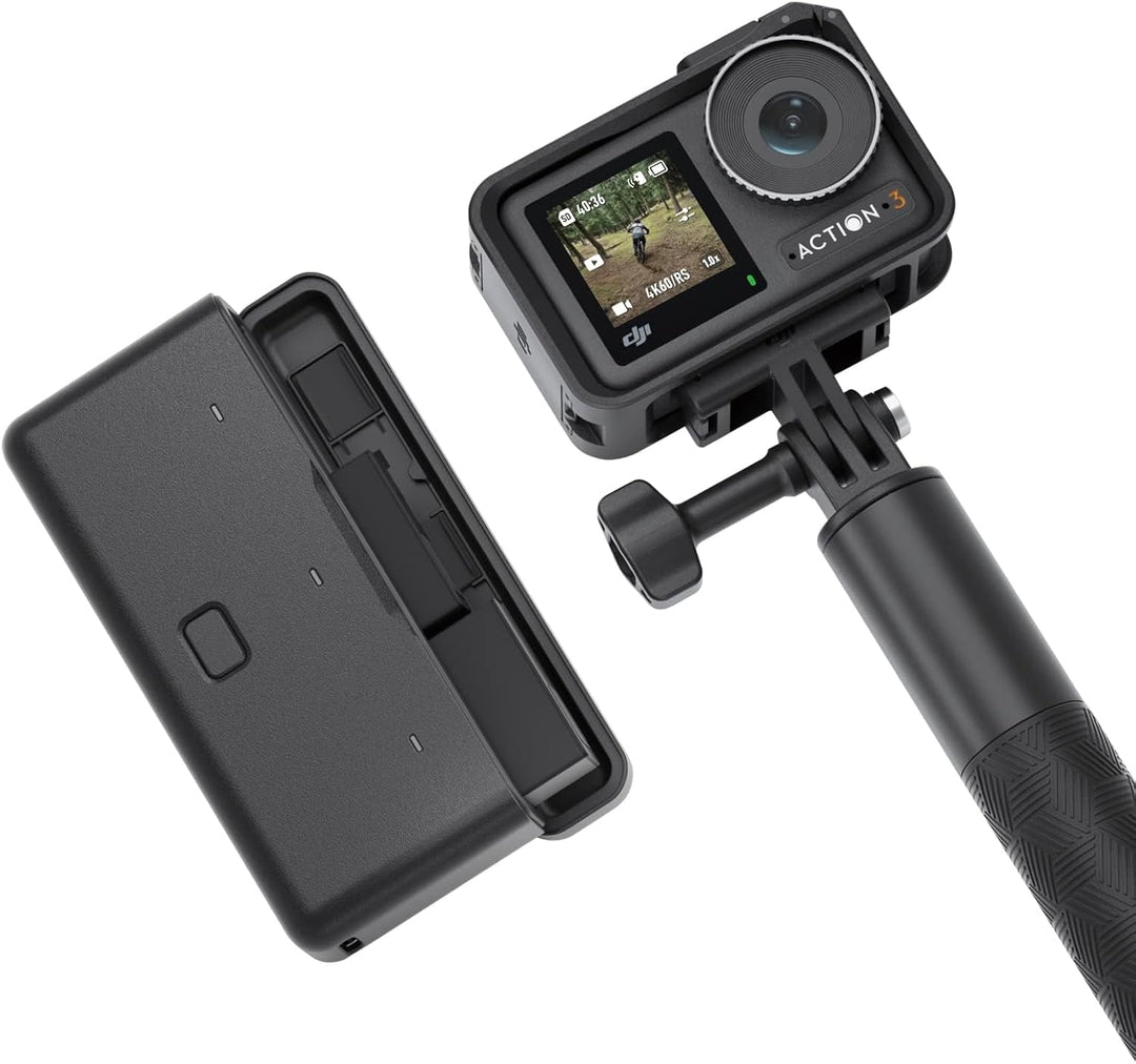 DJI Osmo Action 3 Adventure-Combo - 4K HDR Action-Cam, 10-Bit Farbtiefe, wasserdicht, HorizonSteady,