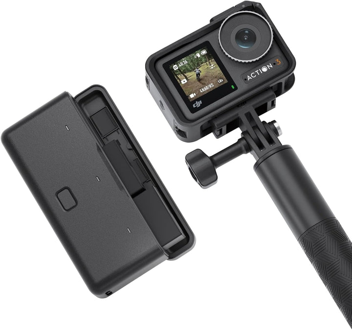 DJI Osmo Action 3 Adventure-Combo - 4K HDR Action-Cam, 10-Bit Farbtiefe, wasserdicht, HorizonSteady,