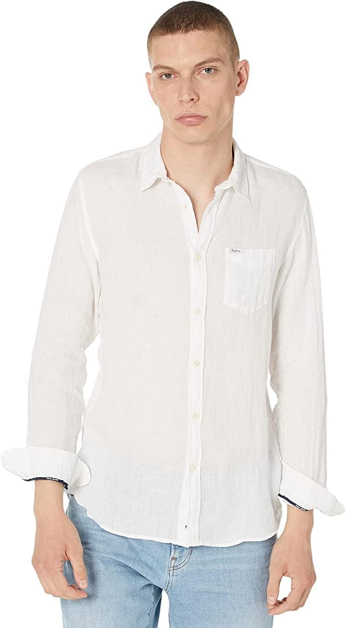 Pepe Jeans Herren Parkers Shirt XL White (White), XL White (White)