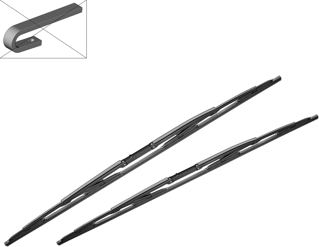 Bosch Scheibenwischer Twin 539, Länge: 650mm/550mm – Set für Frontscheibe