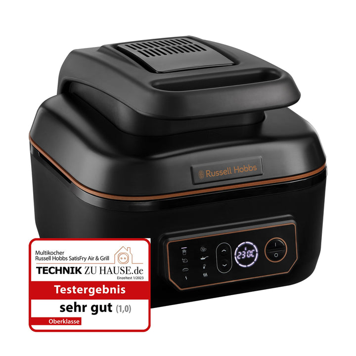 Russell Hobbs Heissluftfritteuse XL Multi [5,5L|AirFryer &amp; Grill &amp; Multikocher] SatisFry (spülmaschi
