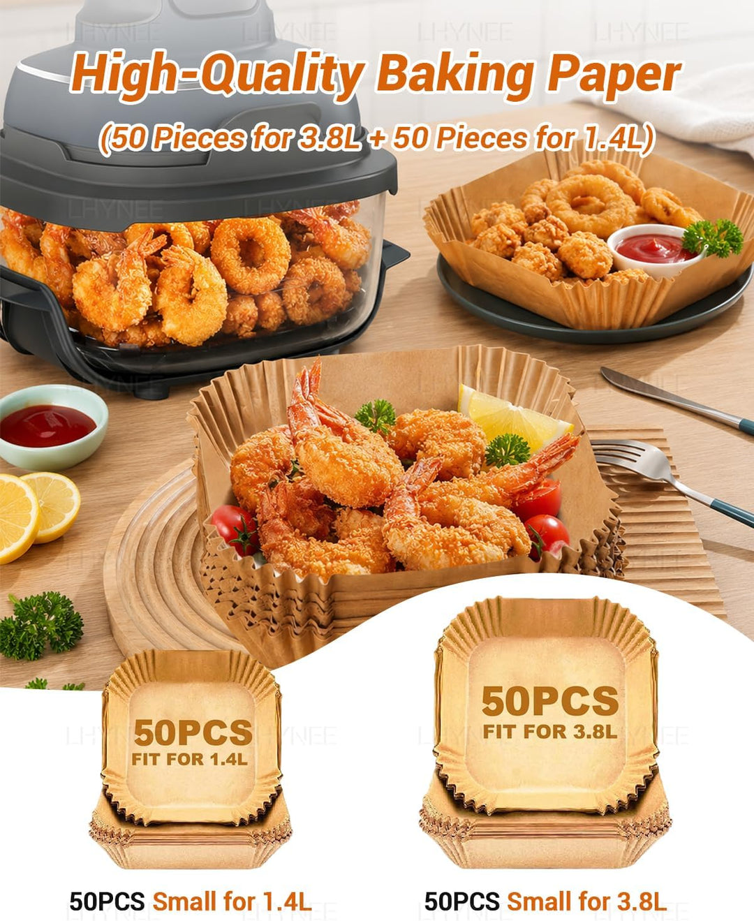 Airfryer Zubehör für Ninja CRISPi FN101EU Air Fryer, Ninja Crispi Zubehör, Silikonform Heissluftfrit