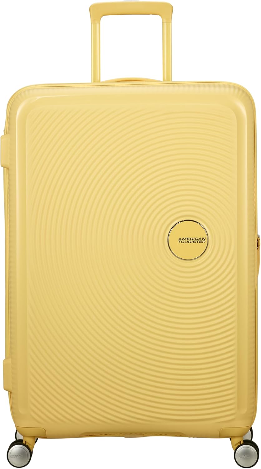American Tourister Soundbox - Hartschalenkoffer Gross, 77 cm - Trolley Koffer mit 4 Rollen, TSA-Schl