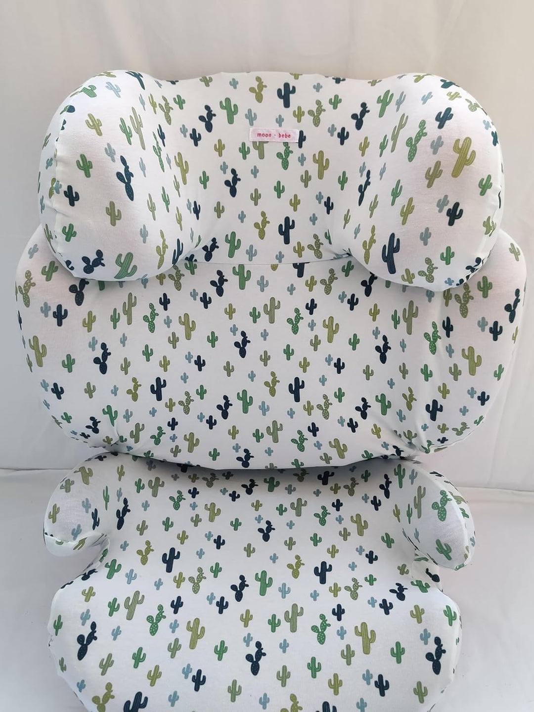 moon-bebe Bezug kompatibel mit Cybex Solution Q2 Fix, Weiss, weiss