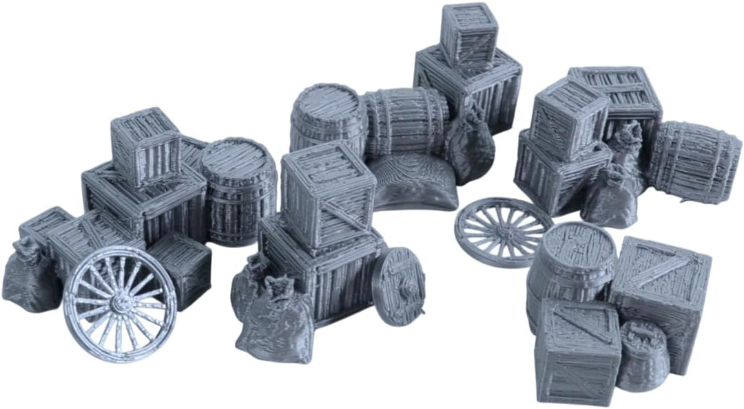 Tims Plum Mittelalterliches Scheunenzubehör für Tabletop-RPG- und Wargaming-Gelände