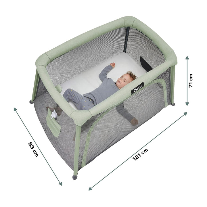 Babymoov Moov & Comfy 3-in-1 Reisebett für Babys und Kleinkinder - bis 20kg, mit zwei Ebenen, Beiste