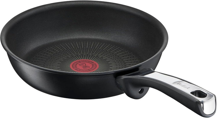 Tefal G25904 Unlimited On Bratpfanne | 24 cm | mit kratzfester Titanium Antihaft-Beschichtung | Ther