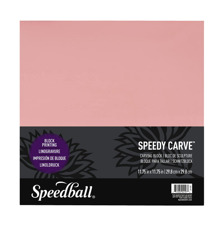 Speedball Druckstock zum Schnitzen, Rose, 11 3/4-Inch-by-11 3/4-Inch, 11 3/4-Inch-by-11 3/4-Inch
