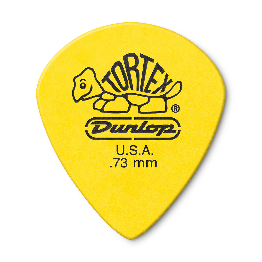 Dunlop 498R.73 Tortex® Jazz III XL, Yellow, .73mm, 72/Bag Sachet de 72 0,73mm, Sachet de 72 0,73mm