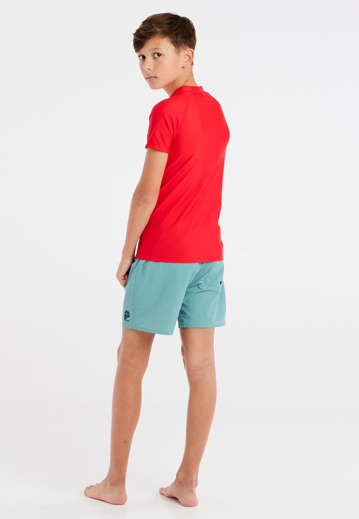 Protest Jungen Surf-t-Shirt PRTBERENT JR 104 Tomato, 104 Tomato