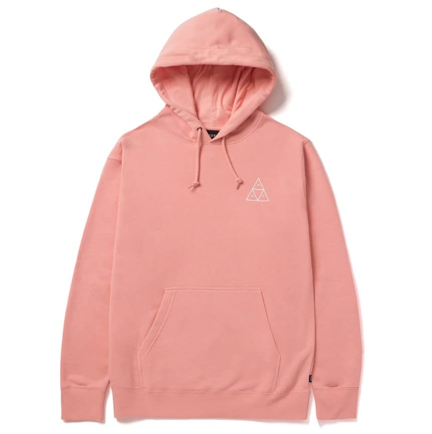 HUF Herren Essentials Tt P/O Hoodie Kapuzenpulli M Korallenpink, M Korallenpink