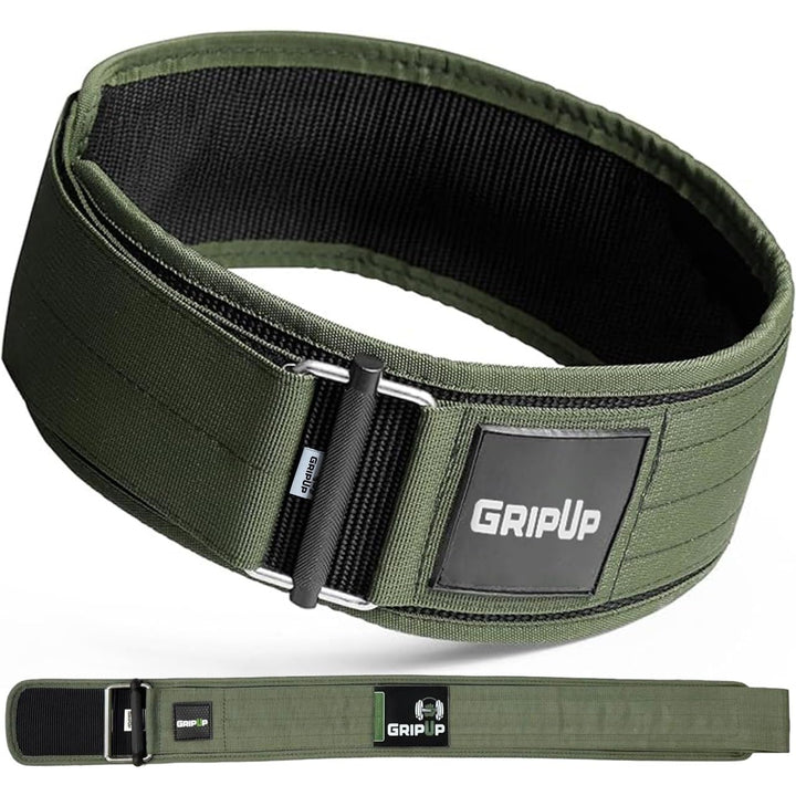 Gewichthebergürtel 4” aus Nylon – Leichter Trainingsgürtel für Krafttraining, Fitness und Gym Workou