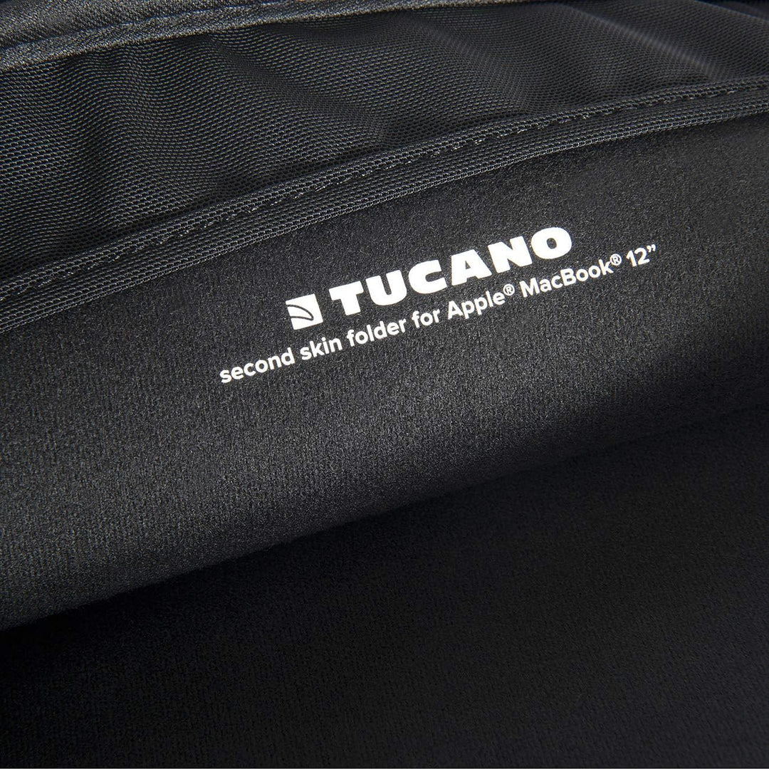 Tucano Second Skin New Elements Neopren Hülle für 30,5 cm (12 Zoll) Apple MacBook schwarz