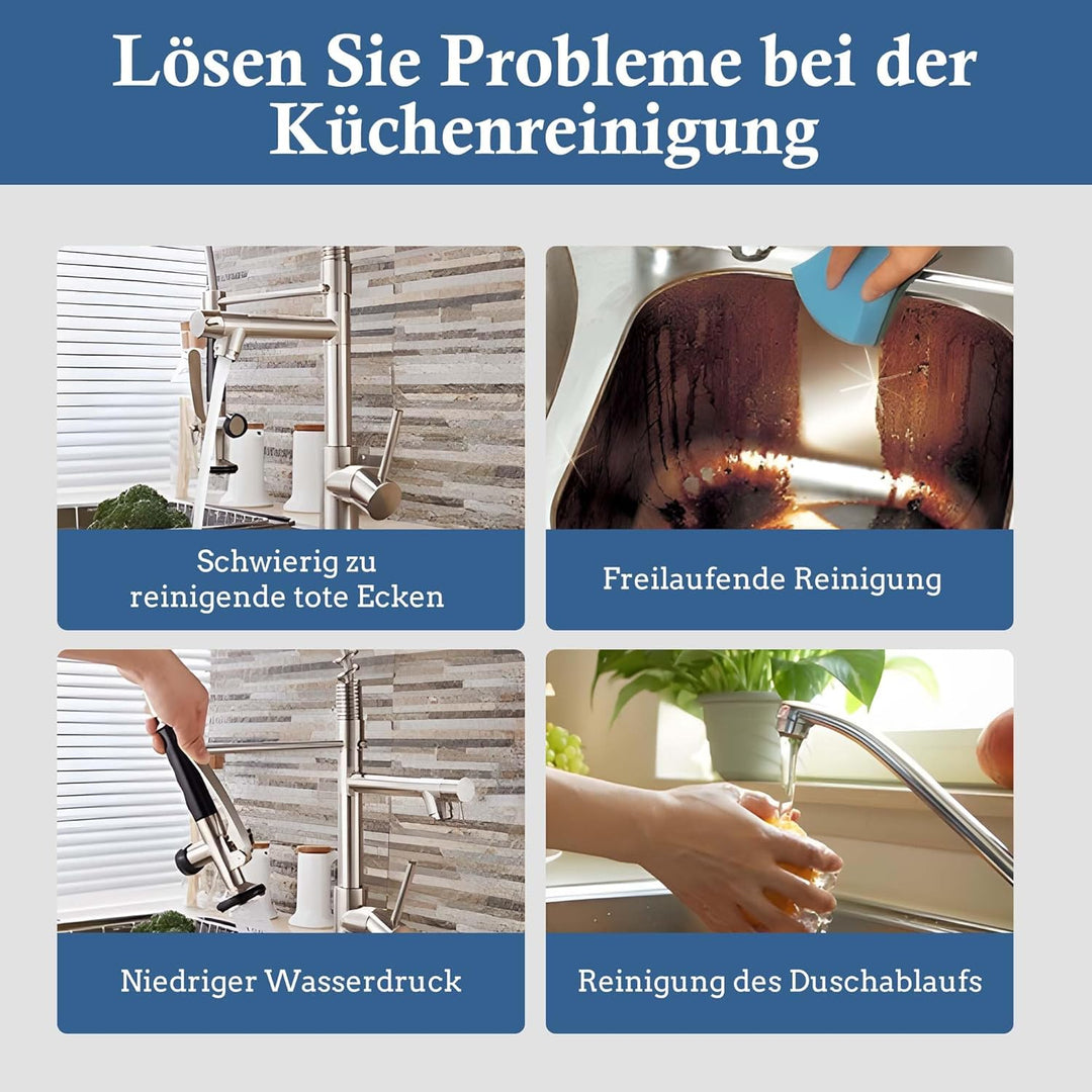 aleawol Profi Gastro Handbrause, Messing Spülbrause Gastro Ersatzkopf Premium Geschirrbrause Gastro