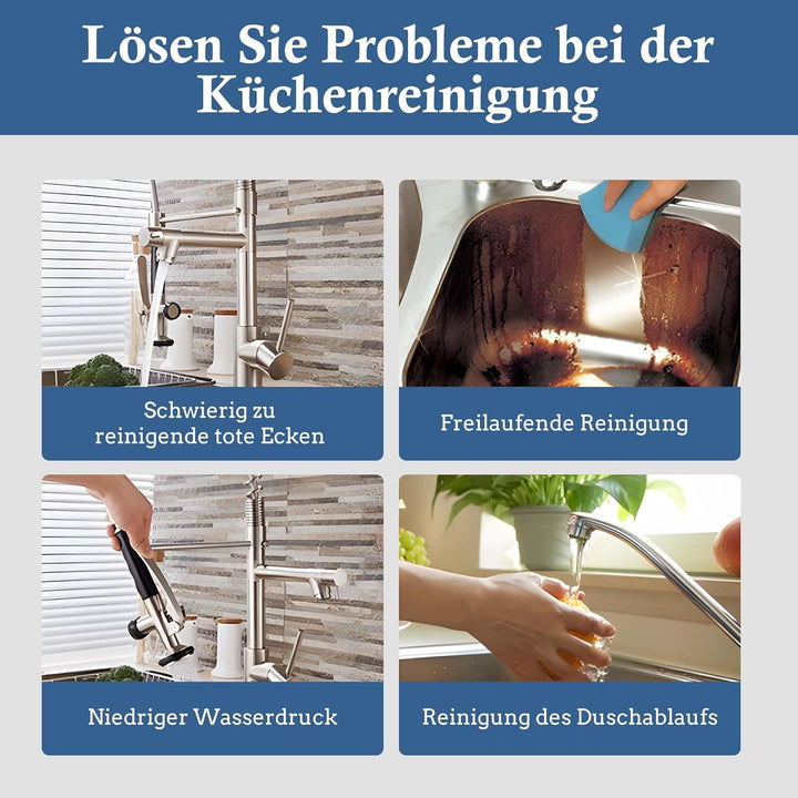 aleawol Profi Gastro Handbrause, Messing Spülbrause Gastro Ersatzkopf Premium Geschirrbrause Gastro