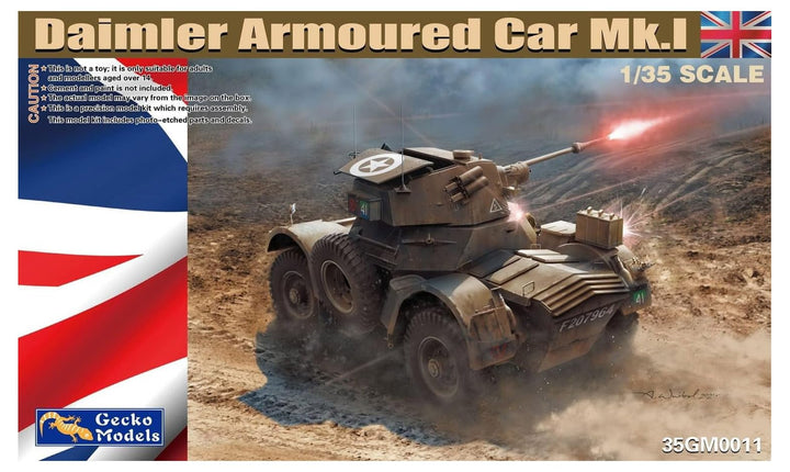 Gecko Models Daimler Armoured Car Mk. 1 - Massstab 1:35 - Modellbau