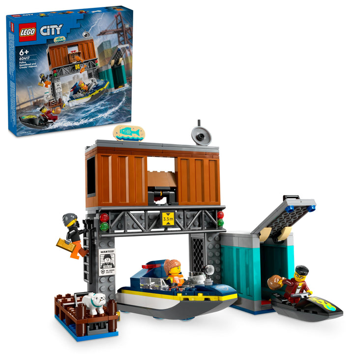 Lego City - Polizei Speedboat and Crooks' Hideout (60417)