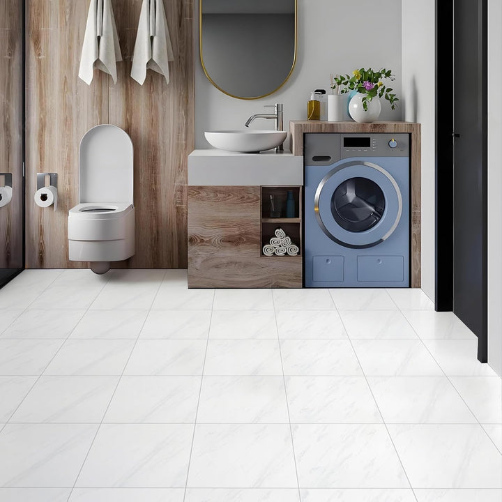 Vinylboden Selbstklebend PVC Bodenbelag Selbstklebende Vinyl Bodenaufkleber Fliesen Wasserfest und V