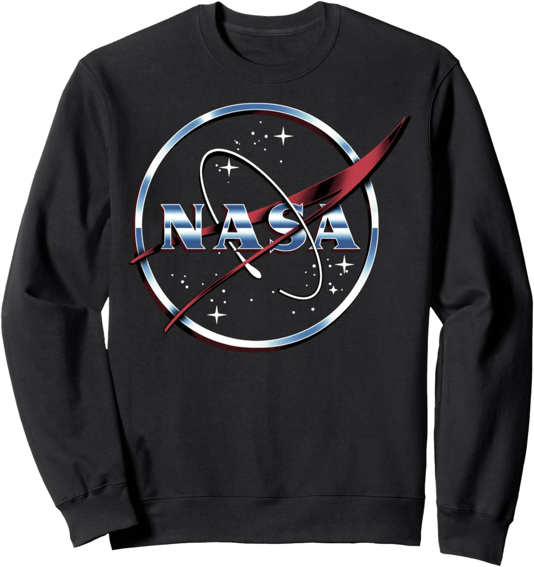 NASA Chrome Classic Space Logo Sweatshirt