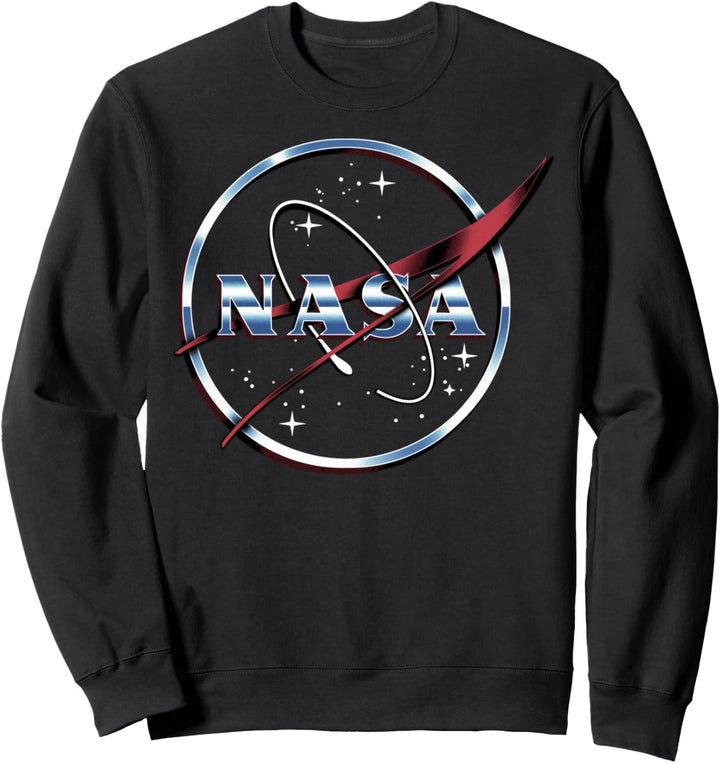 NASA Chrome Classic Space Logo Sweatshirt