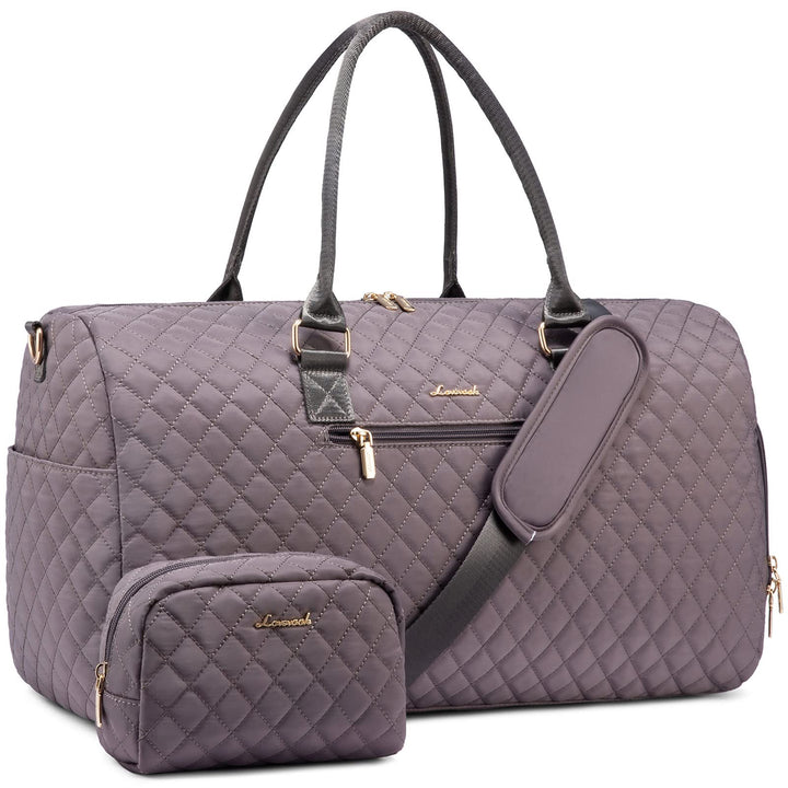 LOVEVOOK Sporttasche Reisetasche Damen, Weekender Travel Kliniktasche Geburt mit Kulturtasche Schuhf