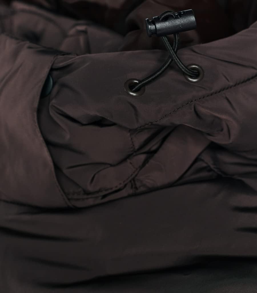 Kingsland isolierte Damenjacke, Langer Warmer Parka, wasserdichte Jacke KLsidra Grösse M XS dark bro