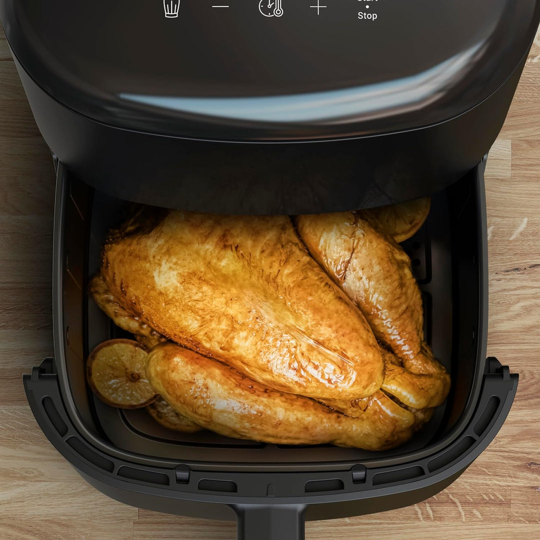 Tefal EY2458 Easy Fry Max Heissluftfritteuse, 5 L Fassungsvermögen, 10 automatische Garprogramme, si
