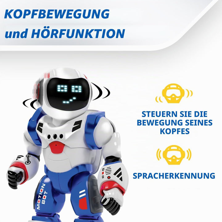 Xtrem Bots - Bruce | Roboter Kinder | Roboter Spielzeug Mit 20 Gesichtsausdrücken | Robot Programmie