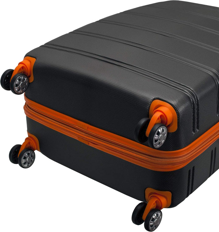 Rockland Melbourne Hardside Expandable Spinner Wheel Luggage, anthrazit, Einheitsgrösse, Melbourne H
