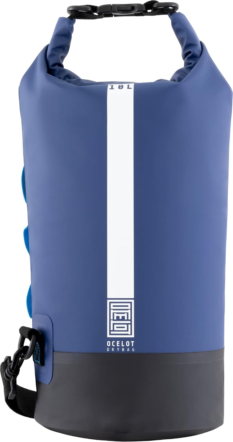 CRESSI Ocelot Waterproof Dry Bag Roll Top Storage Sack for Beach, Boat and Travel, Lightweight Water
