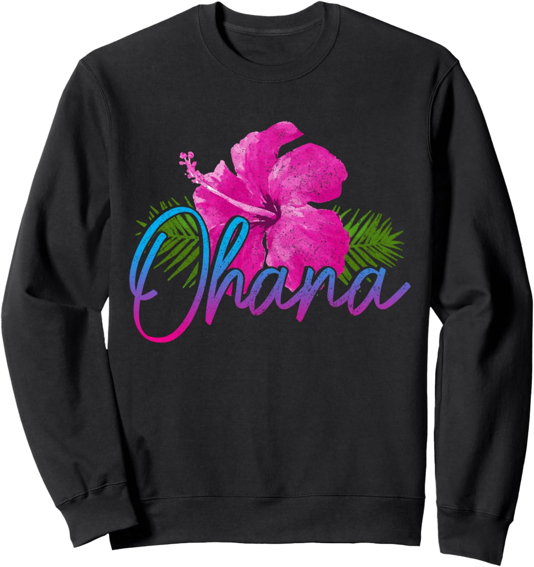 Hawaii Aloha Hibiskus Hawaiianische Inseln Surfer Souvenir Sweatshirt