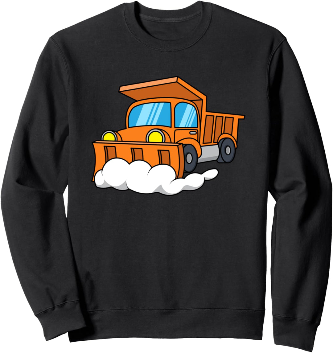 Schneepflug Truck LKW Schneeräumung Schneeräumfahrzeug Sweatshirt