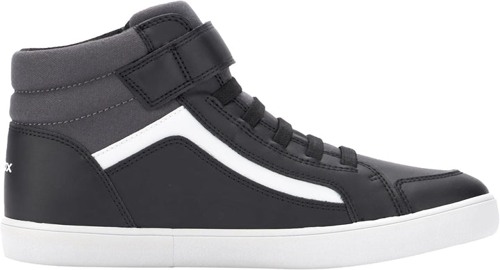 Geox Jungen J Gisli Boy C Sneaker 28 EU Black Dk Grey, 28 EU Black Dk Grey