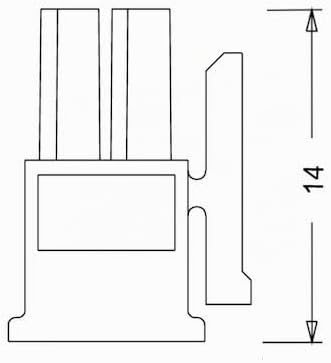 MTK+ Solarrollladen Akku ersetzt Vision CP1208 / 12V 0,8Ah Molex, vor Versand geladen und geprüft