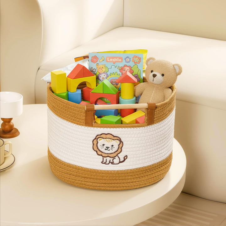 Spielzeug-Aufbewahrungsbox für Kinder, Stofftier-Aufbewahrungskorb für Decken, Körbe für Wohnzimmer,