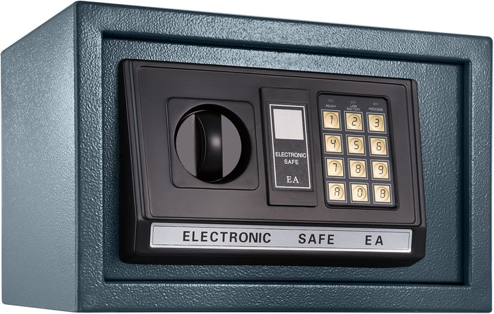 TecTake® Massiver Elektronischer Safe Tresor 20 X 31 X 22cm 4,6 kg schwarz inklusive 4 Batterien