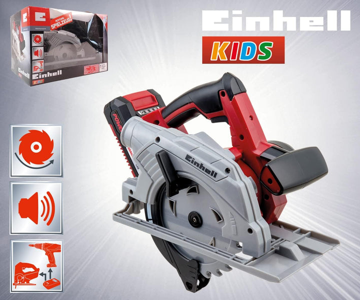 Happy People 41763 Einhell Kids Handkreissäge Kreissäge Batteriebetrieben mit Sägebewegungen, Licht