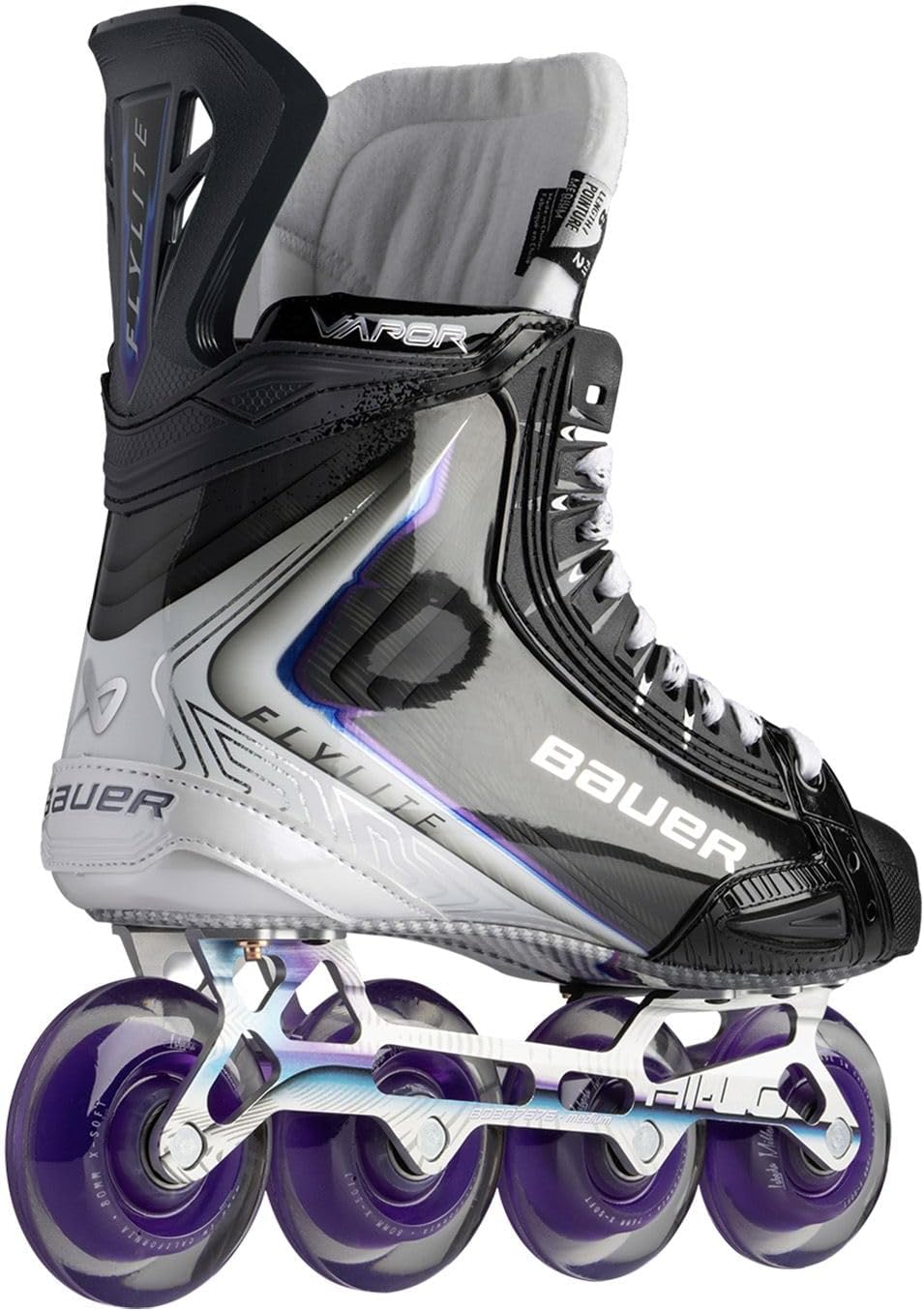 Bauer Vapor FLYLITE Senior Rollhockey Inline Schlittschuhe Fit 2 Schuhweite 9.5 = EU 45, Fit 2 Schuh