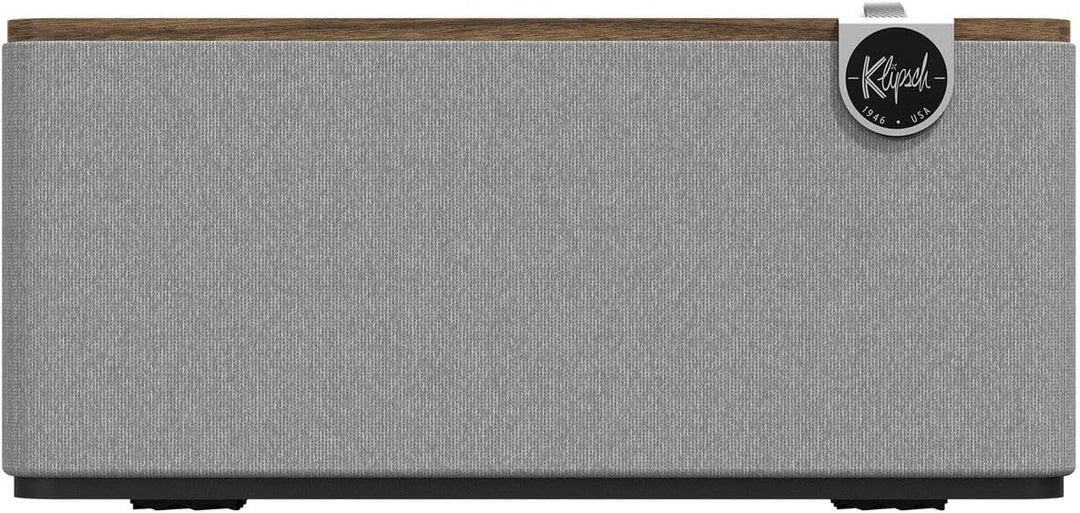 Klipsch The One Plus Premium Bluetooth-Lautsprechersystem Walnut Schwarz, Schwarz