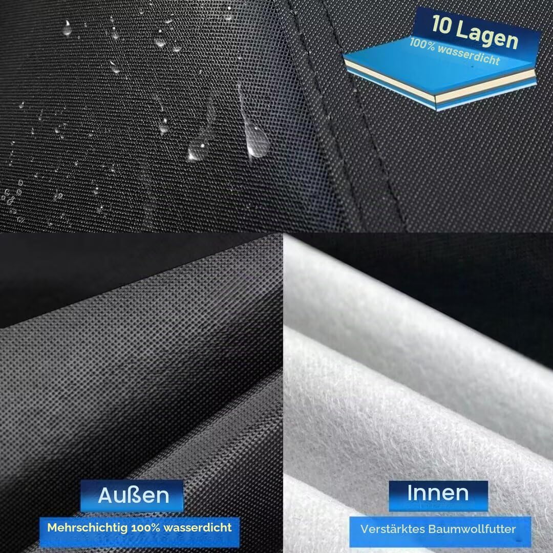 Autoabdeckung SUV Passend für BMW X5 E70/F15/G05（2007-2026） 10 Schichten Vollgarage Auto Abdeckplane