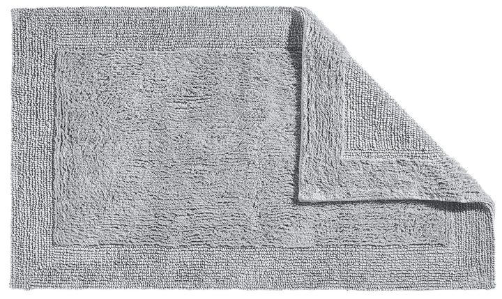 Erwin Müller Badematte, Badteppich Uni Serie Stuttgart hellgrau Grösse 60x150 cm - extra dick, hohe