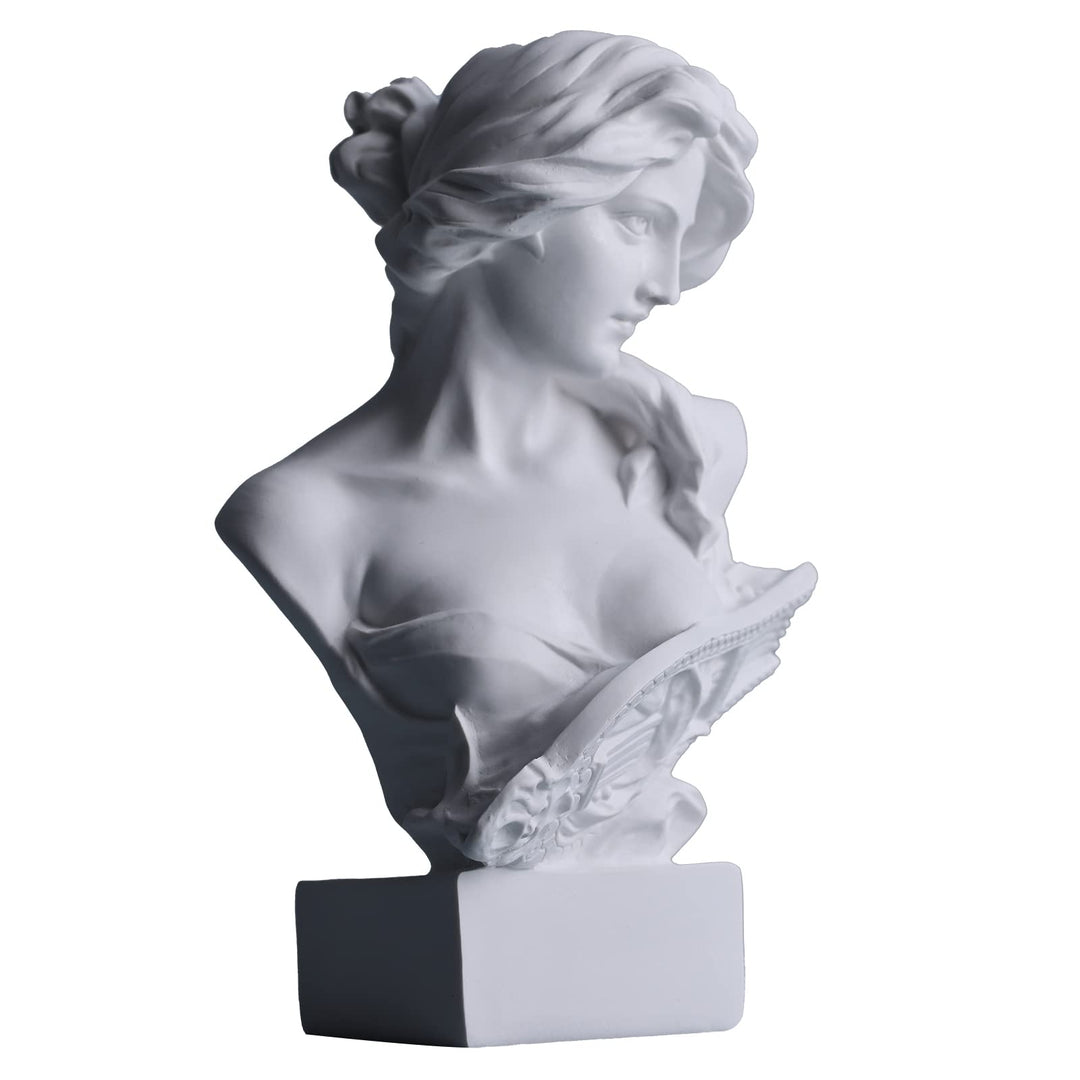 LCCCK 15.2 cm H Weiss Aphrodite Statue Skulptur, Harz Griechische Mythologie Büste Statue, für Koket