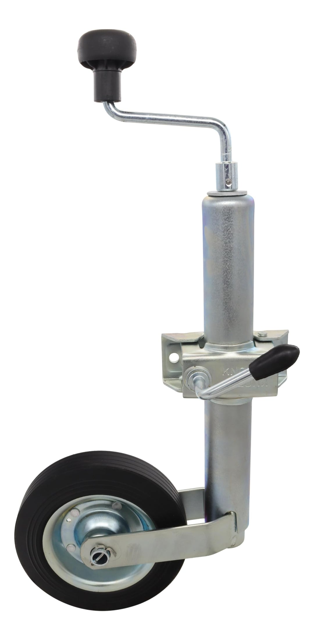 p4U Stützrad Bugrad mit Halter | inklusive Klemmschelle Original von Knott | 150kg | 48mm Aufnahme f
