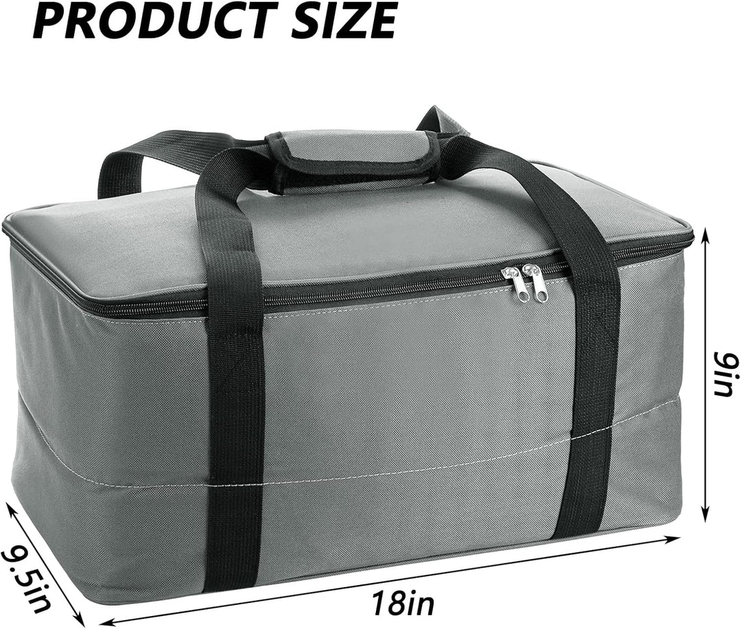 YOUEON Bongo Drum Bag mit Tragegriff 46x24x24cm Standardgrösse Gepolsterte Bongo Gig Bag Bass Drum S