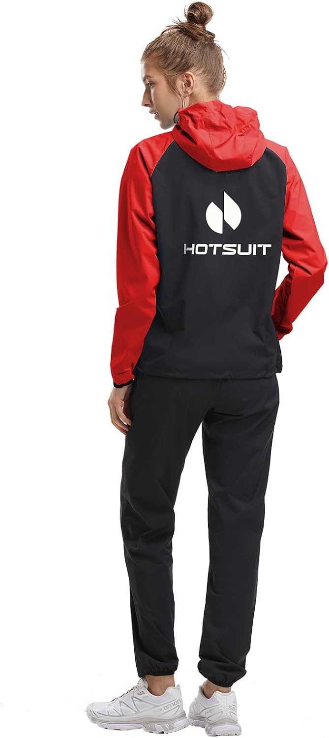 HOTSUIT Schwitzjacke/Schwitzanzug Damen Sauna Trainingsanzug Sportanzug Schwitzanzug Fitness Trainin