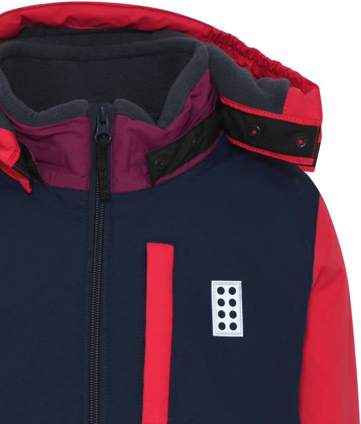 LEGO Unisex Kinder Lwjesse 701 - Jacket Jacke 110 Rot, 110 Rot