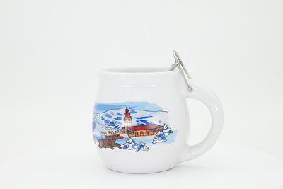 Feuerzangentasse 1er-Set, Weiss/Weihnachten - für Feuerzangenbowle Weiss / Weihnachten, Weiss / Weih