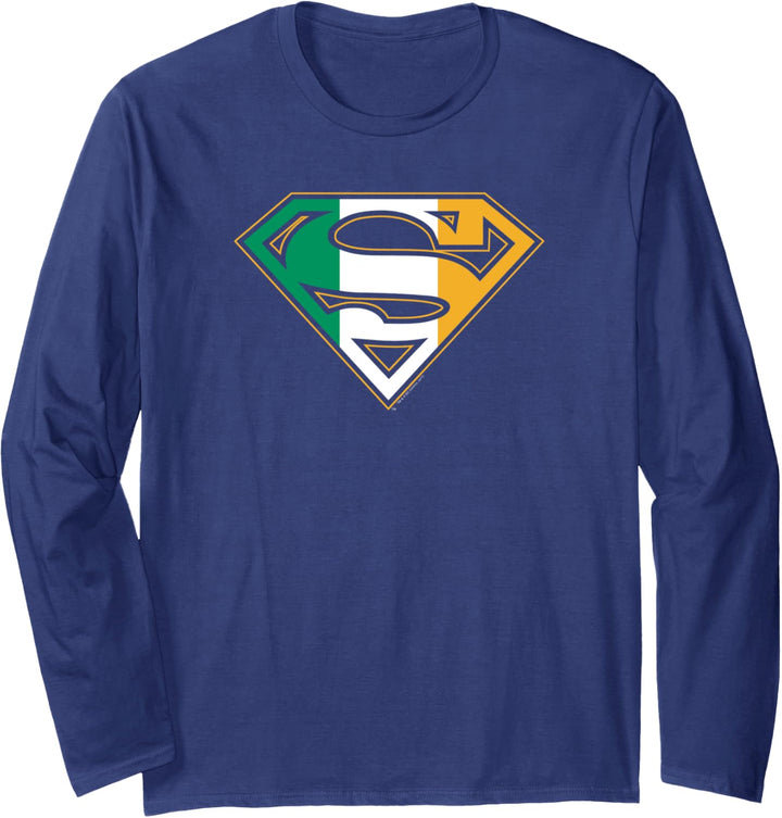 Superman Irish Classic Shield Langarmshirt